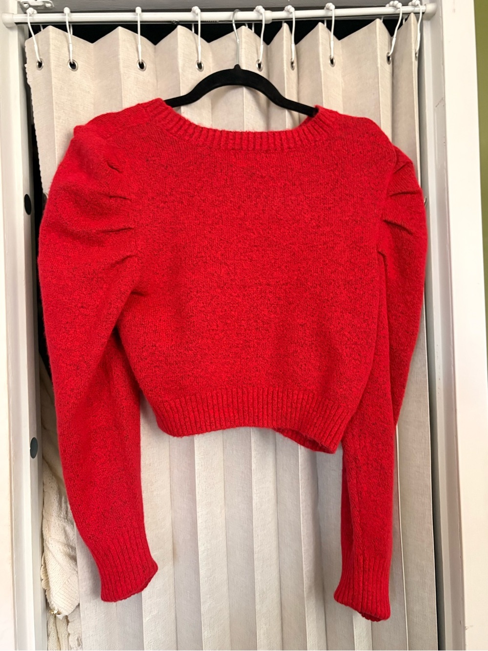 Wild fable cropped puffy sleeve cropped long sleeve